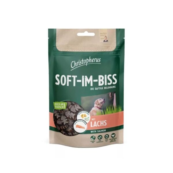 Christopherus Dog Jutalomfalat Grain Free Soft-Im-Biss Lazac 125g