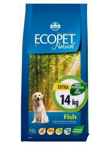 Ecopet Natural Fish Medium 14kg