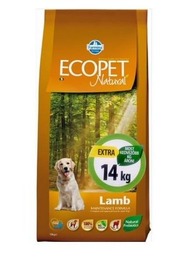 Ecopet Natural Lamb Medium 14kg