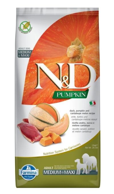 N&D Dog Pumpkin Kacsa Adult Medium & Maxi 12kg