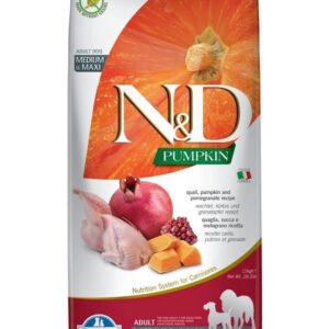 N&D Dog Pumpkin Fürj Adult Medium & Maxi 12kg