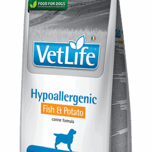 Vet Life Natural Diet Dog Hypoallergenic Fish & Potato 2kg