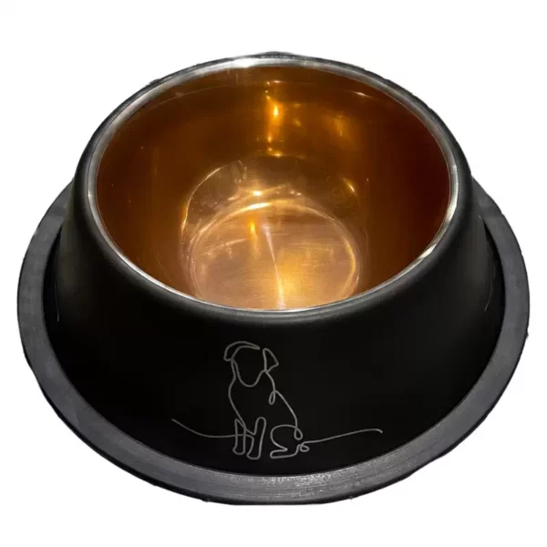 Fémtál fekete réz belsővel 0,9l 24cm - Image 2