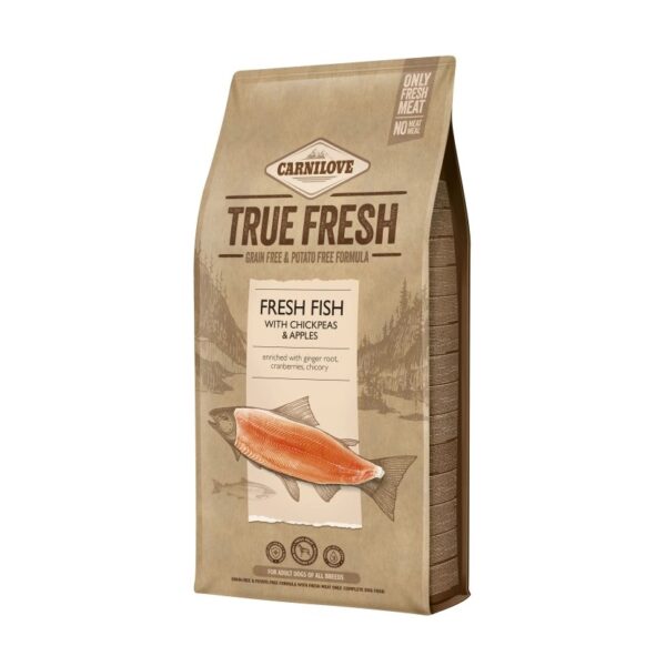 Carnilove True Fresh kutyatáp - Hal, csicseriborsó és alma