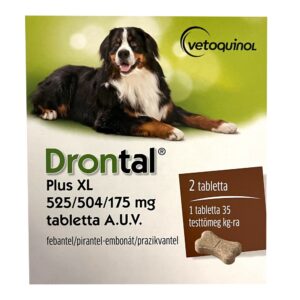 drontal plus fereghajto XL tabletta kutya
