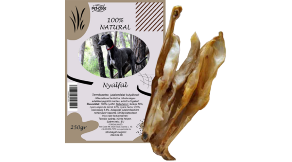 Pet Code nyúlfül 250g (kb. 20db)
