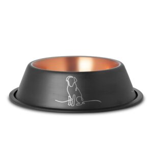 Fémtál fekete réz belsővel 0,21l 15,5cm