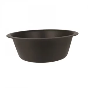 Fém etetőtál / itatótál 4,1l / 29cm fekete