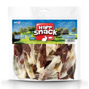 Happ Natural nyúlfül bárányhússal csirkehússal töltve 500 g