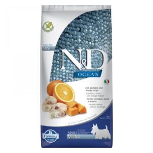 N&D Dog Ocean tőkehal & narancs és sütőtök adult mini 7kg