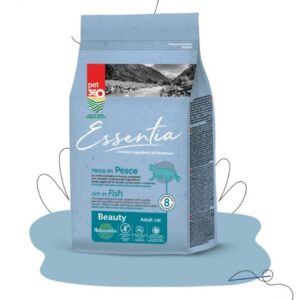 Essentia Beauty Fish hal lazac tonhal felnott adult macska eledel macskatap gabonamentes hipoallergen