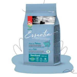 Essentia Sterilized Fish hal lazac tonhal felnott adult macska ivartalanitott eledel macskatap gabonamentes hipoallergen