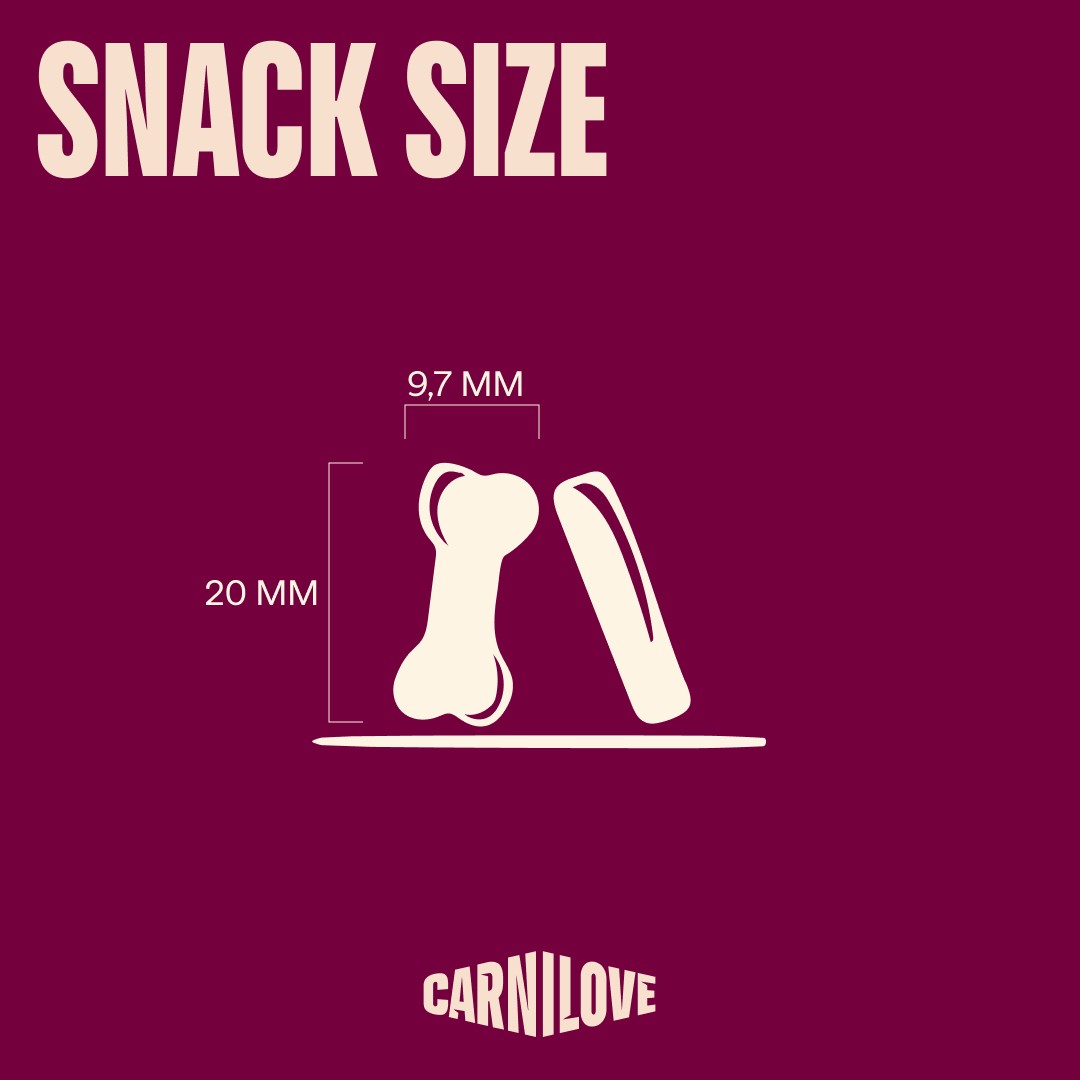 Carnilove kacsa snack méret