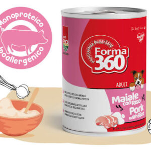 FORMA HIPOALLERGÉN KONZERV 400G, 95% SERTÉS-RIZS