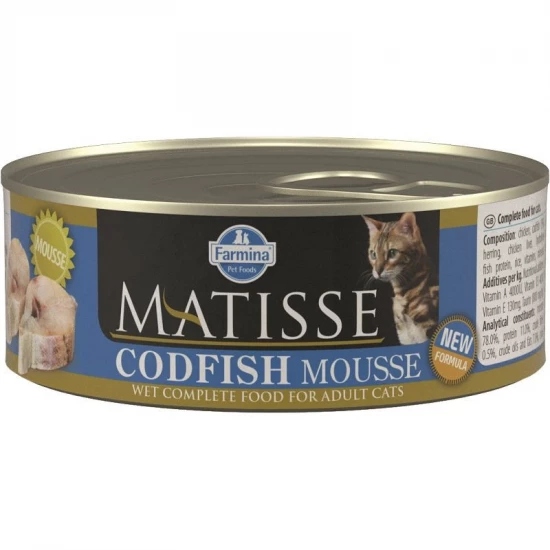 Matisse konzerv tőkehal mousse 85g